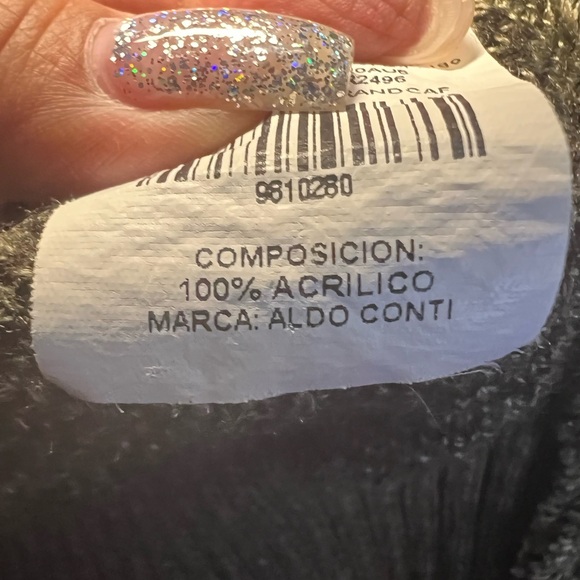 Aldo Contini Italia Zip Up Sweater, Brown w/pattern, Size Large - Picture 16 of 16